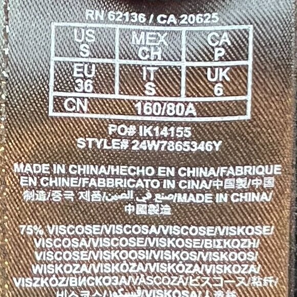 Vintage Marciano Black Dress Beaded Mini Retro Small - Picture 10 of 12